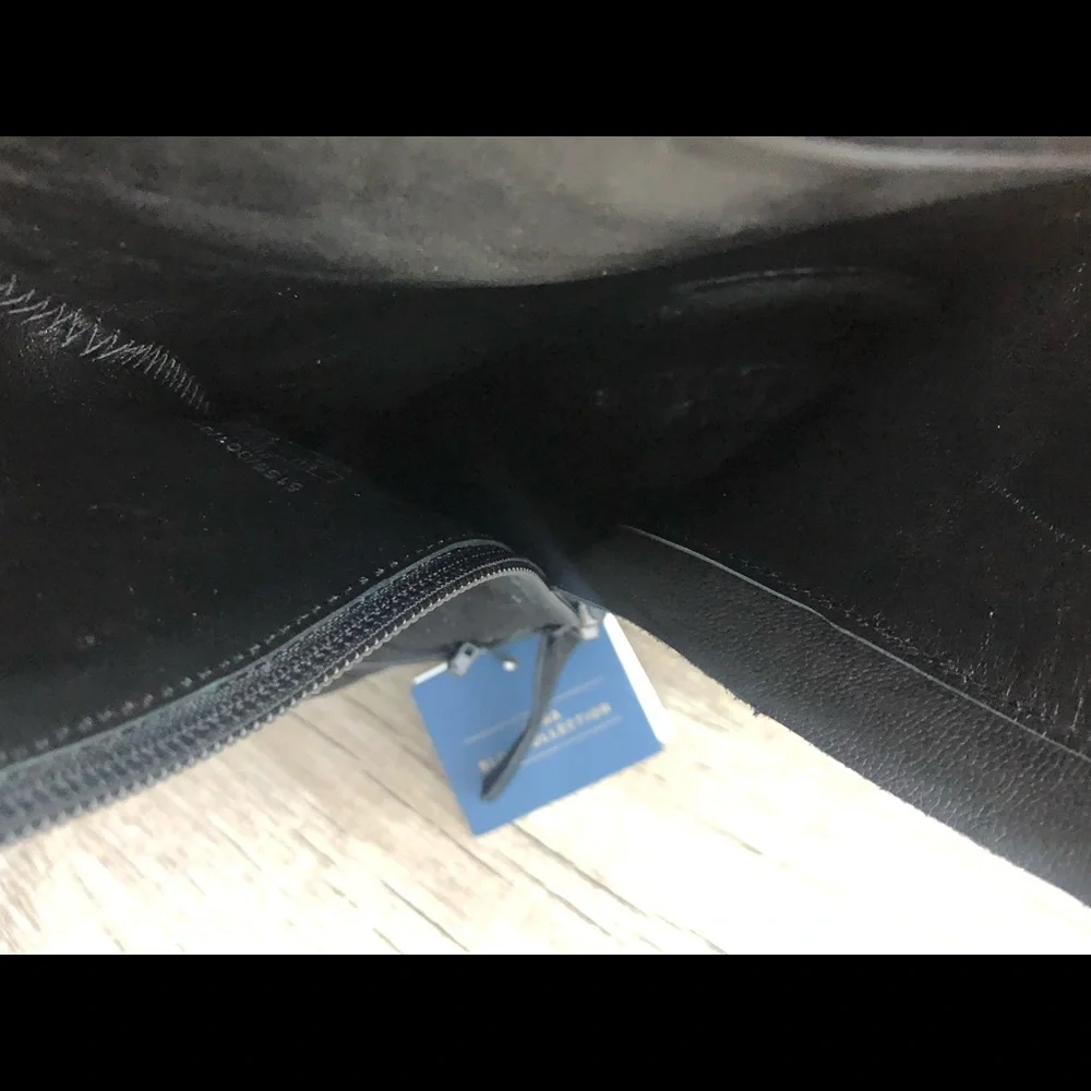 NWT ZARA Bow Pointed Toe Stiletto Booties - Picture 8 of 12